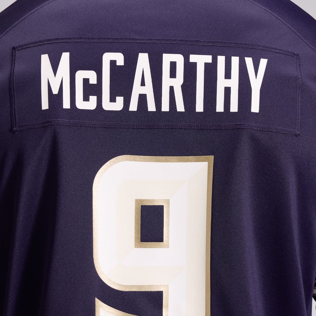 Minnesota Vikings J.J McCarthy Purple 2026 Rivalries Collection Game Jersey product image 11, provided for visual reference