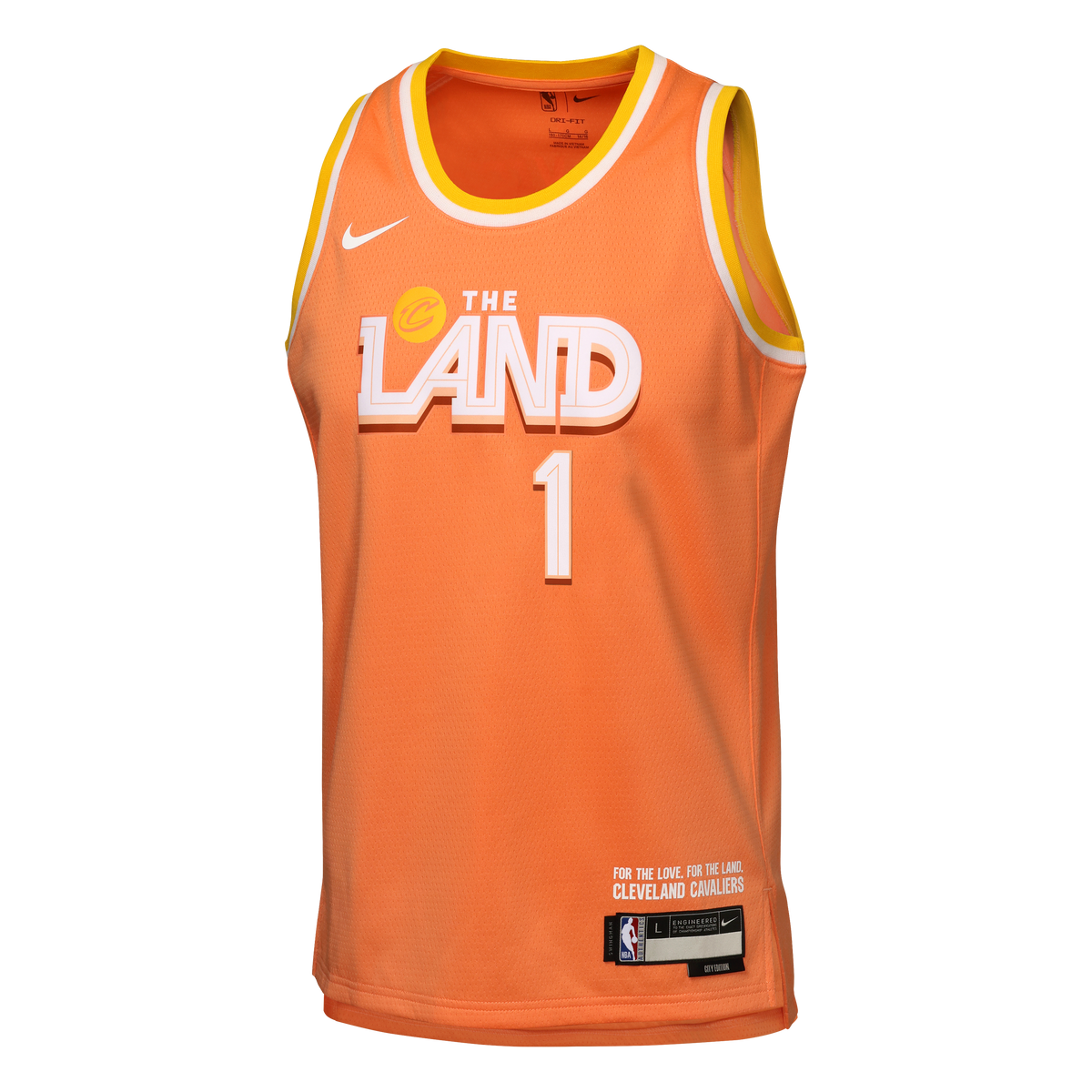 James Harden Cleveland Cavaliers 2025/26 City Edition Swingman Jersey - Orange - Youth product image 3, provided for visual