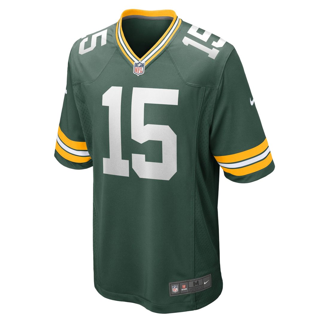 Green Bay Packers Bart Starr Green Retired Player Game Jersey product image 2, provided for visual reference and product
