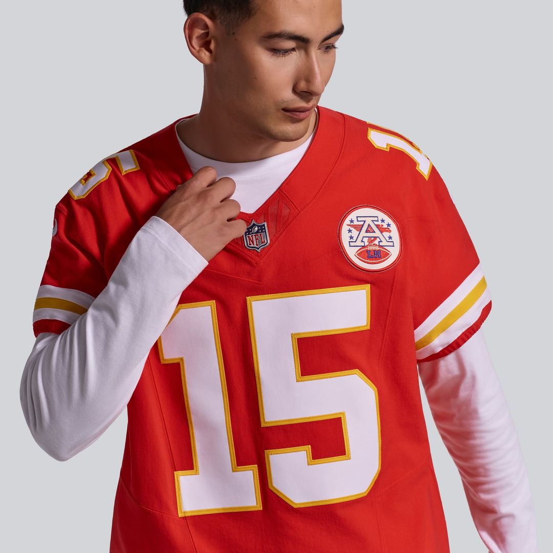 Kansas City Chiefs Patrick Mahomes Red Team Vapor F.U.S.E. Elite Jersey product image 9, provided for visual reference and