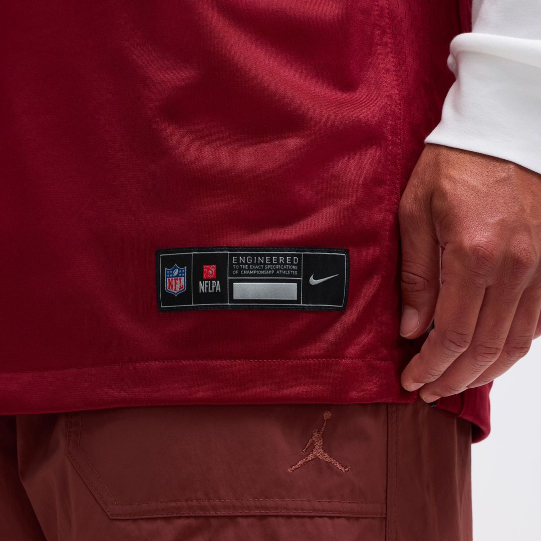 Washington Commanders Jayden Daniels Burgundy Player Game Jersey product image 9, provided for visual reference and product