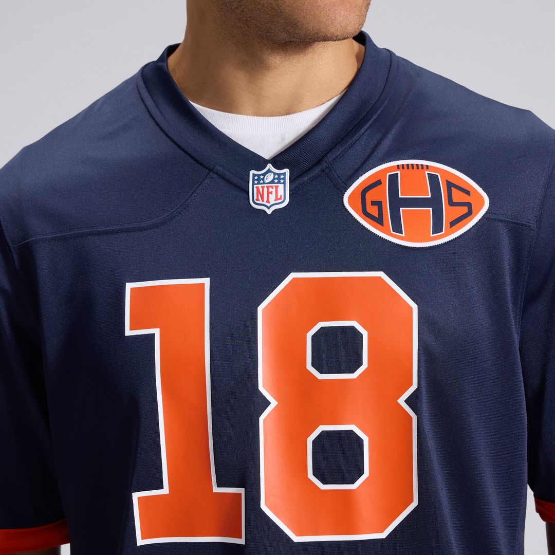 Chicago Bears Caleb Williams Navy 2026 Rivalries Collection Game Jersey product image 8, provided for visual reference and