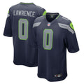 Seattle Seahawks DeMarcus Lawrence College Navy Team Game Jersey product image 1, provided for visual reference and product