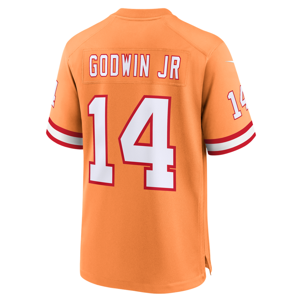 Tampa Bay Buccaneers Chris Godwin Jr. Red Game Player Jersey product image 26, provided for visual reference and product