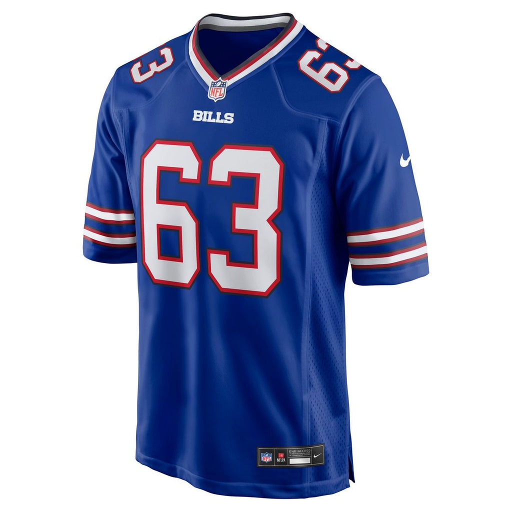 Buffalo Bills Austin Corbett Royal Team Game Jersey product image 2, provided for visual reference and product detail review