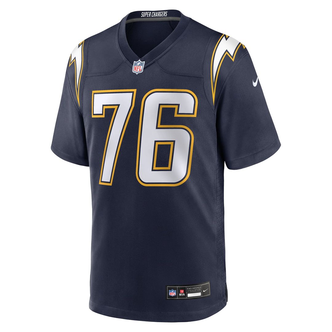 Los Angeles Chargers Joe Alt Gold Alternate Charger Power Game Player Jersey product image 16, provided for visual reference