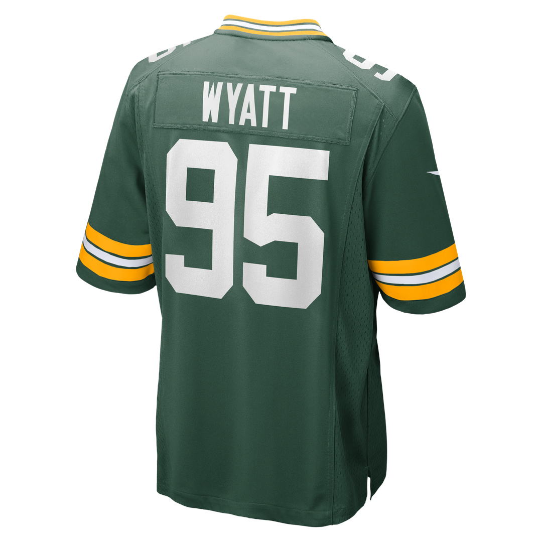 Green Bay Packers Devonte Wyatt Green Player Game Jersey product image 3, provided for visual reference and product detail