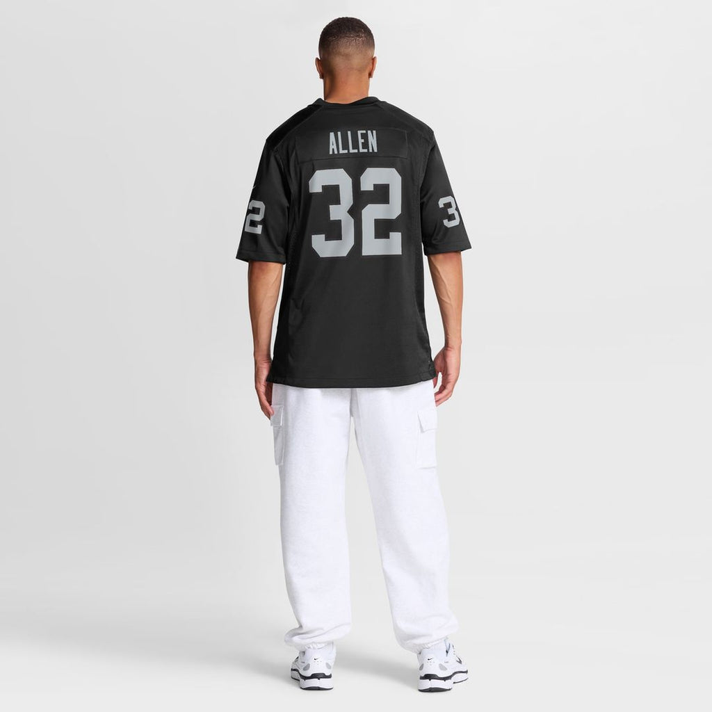 Las Vegas Raiders Marcus Allen Black Game Retired Player Jersey product image 8, provided for visual reference and product
