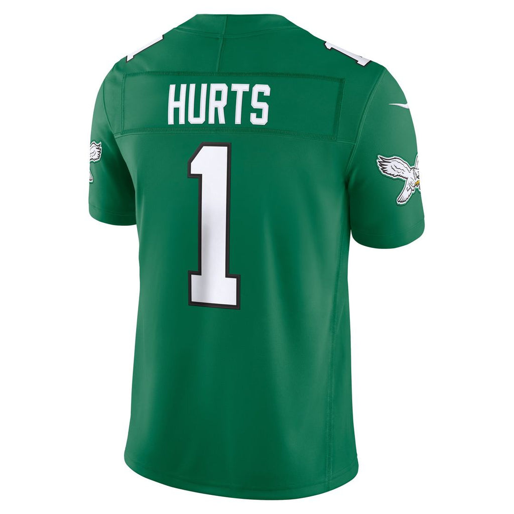 Philadelphia Eagles Jalen Hurts White Vapor F.U.S.E. Stitched Limited Jersey product image 9, provided for visual reference
