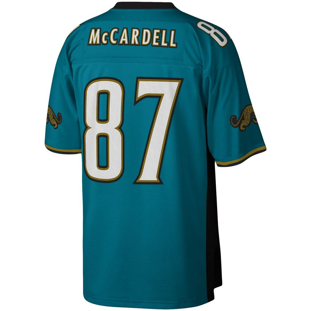Jacksonville Jaguars Keenan McCardell Teal Legacy Replica Jersey product image 3, provided for visual reference and product