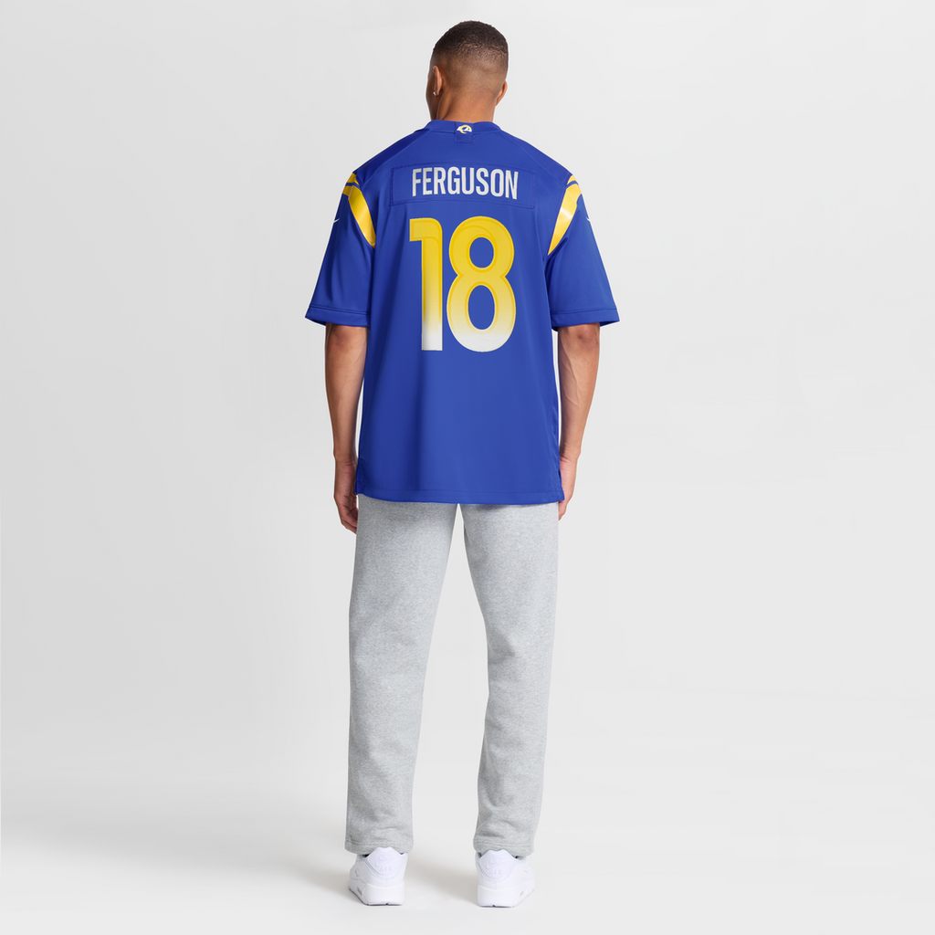 Los Angeles Rams Terrance Ferguson Royal Team Game Jersey product image 8, provided for visual reference and product detail