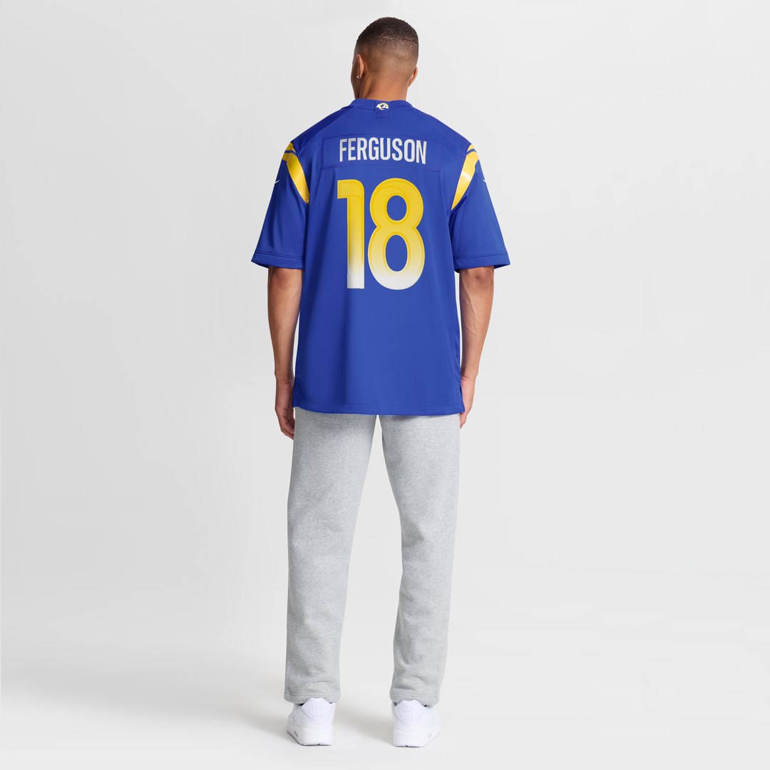 Los Angeles Rams Terrance Ferguson Royal Team Game Jersey product image 8, provided for visual reference and product detail