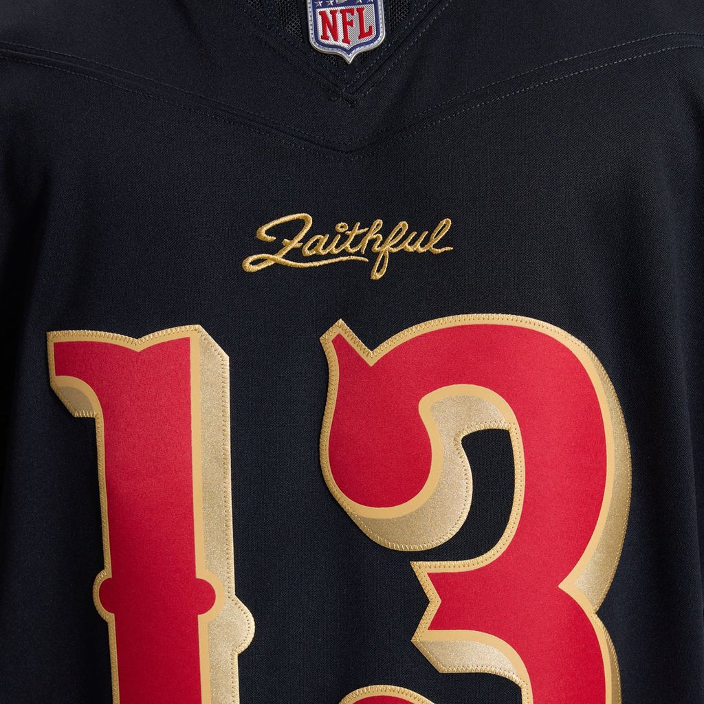 San Francisco 49ers Brock Purdy Black Rivalries Collection Stitched Limited Jersey product image 13, provided for visual