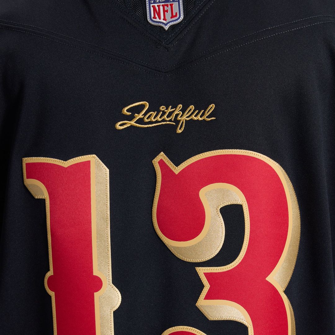 San Francisco 49ers Brock Purdy Black Rivalries Collection Stitched Limited Jersey product image 13, provided for visual