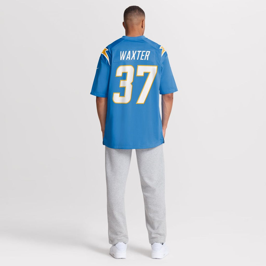 Los Angeles Chargers Isas Waxter Powder Blue Team Game Jersey product image 5, provided for visual reference and product
