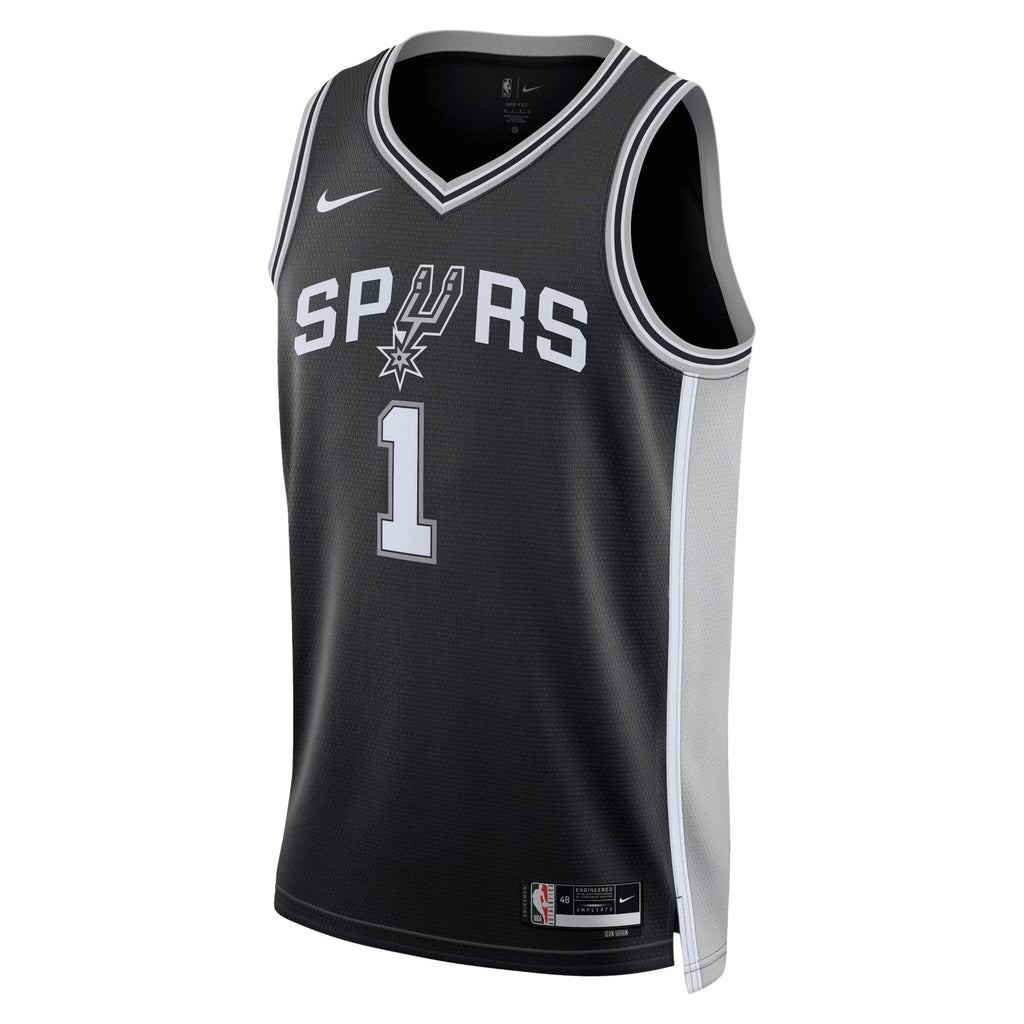 San Antonio Spurs Icon Swingman Jersey - Victor Wembanyama product image 3, provided for visual reference and product detail