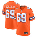 Denver Broncos Mark Schlereth Orange Retired Player Alternate Game Jersey product image 1, provided for visual reference and