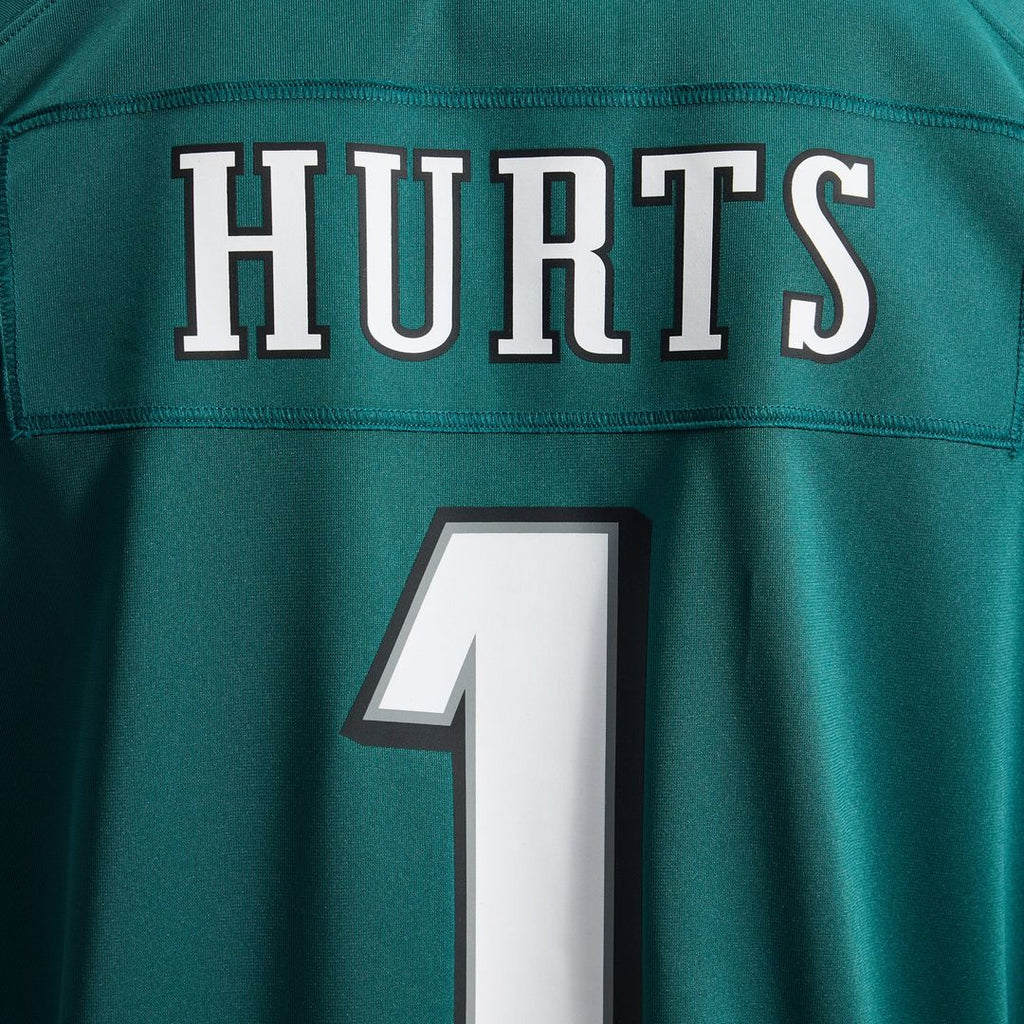 Philadelphia Eagles Jalen Hurts Midnight Green Team Game Jersey product image 12, provided for visual reference and product