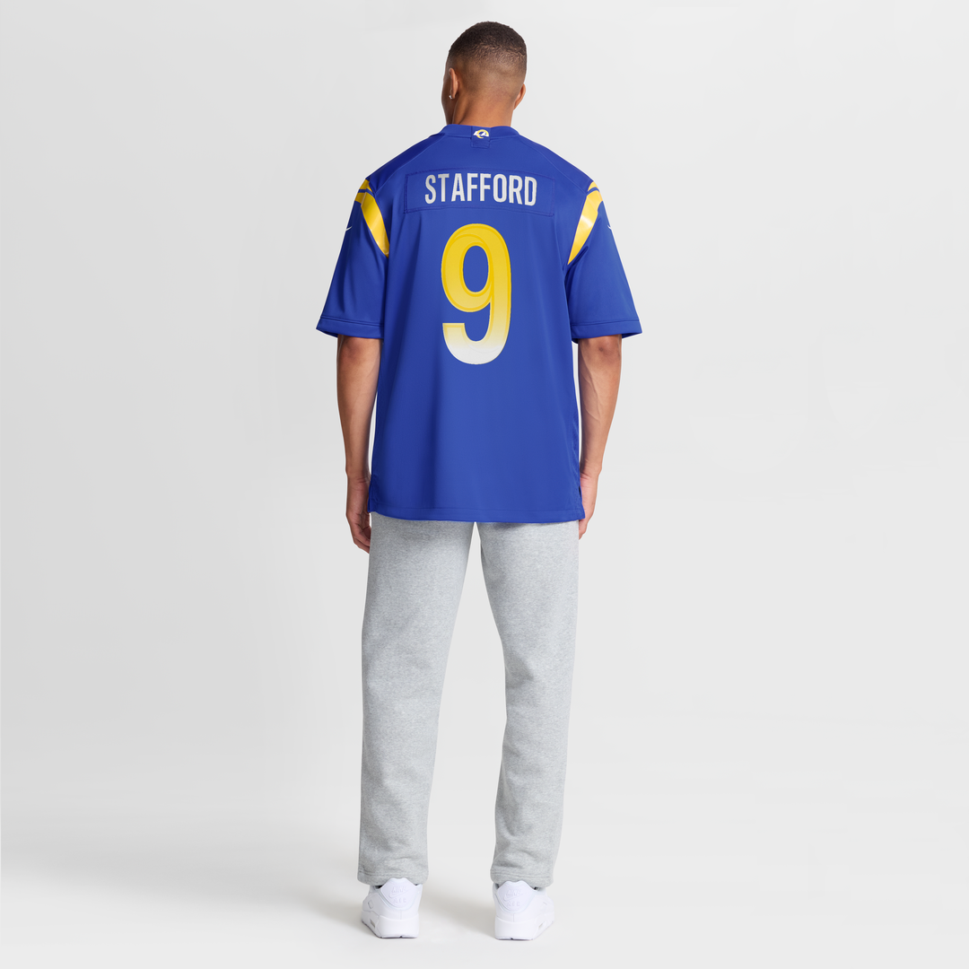 Los Angeles Rams Matthew Stafford Royal Player Game Jersey product image 8, provided for visual reference and product detail