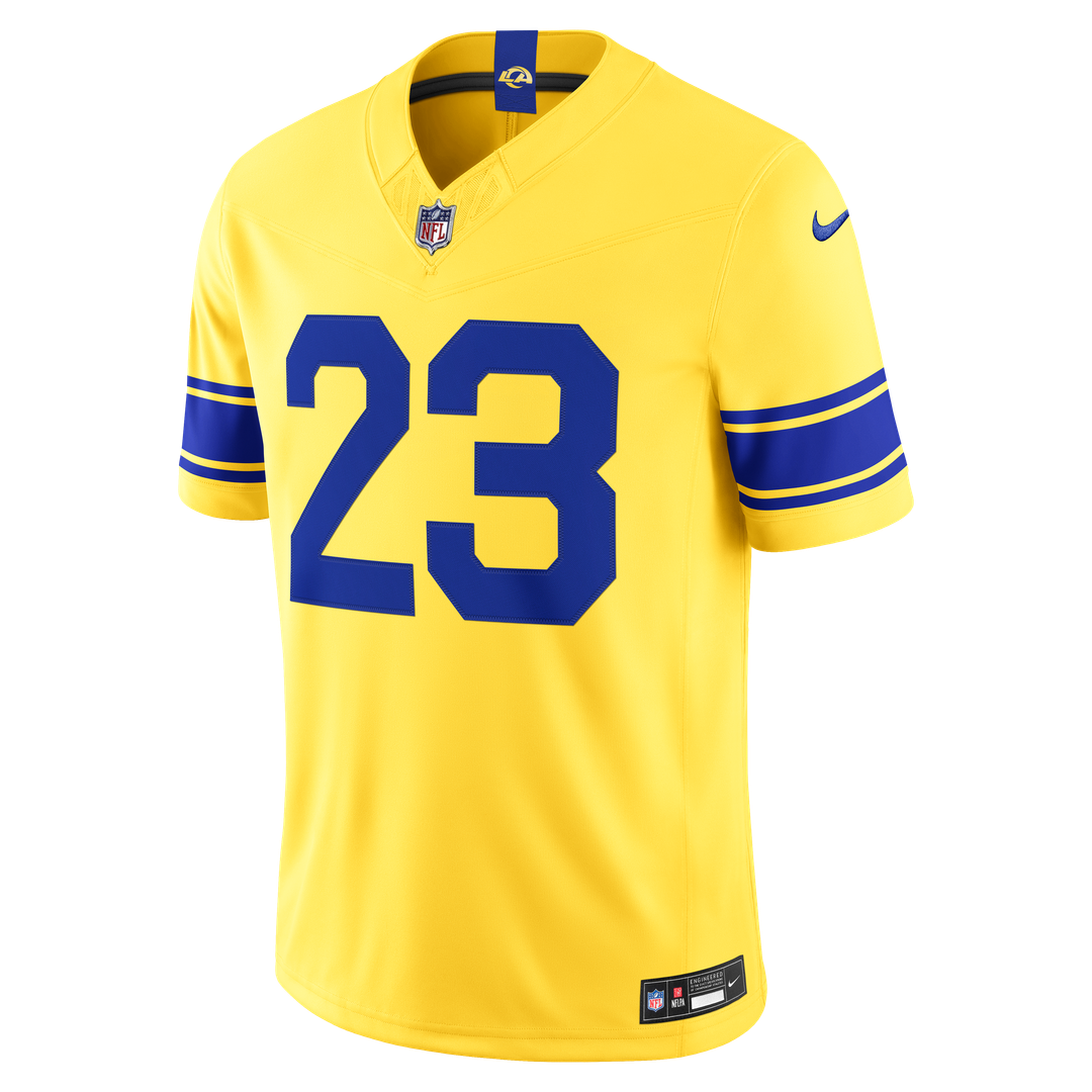 Los Angeles Rams Kyren Williams Classic Sol Vapor F.U.S.E. Stitched Limited Jersey product image 5, provided for visual
