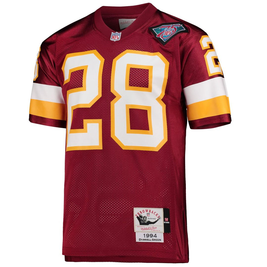 Washington Football Team 1994 Darrell Green Burgundy Authentic Throwback Retired Player Jersey product image 2, provided for