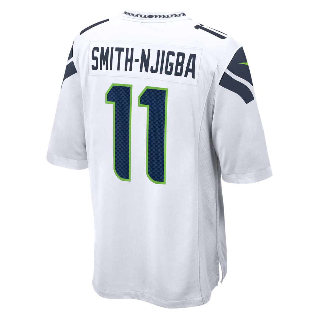 Seattle Seahawks Jaxon Smith-Njigba White Game Jersey product image 23, provided for visual reference and product detail