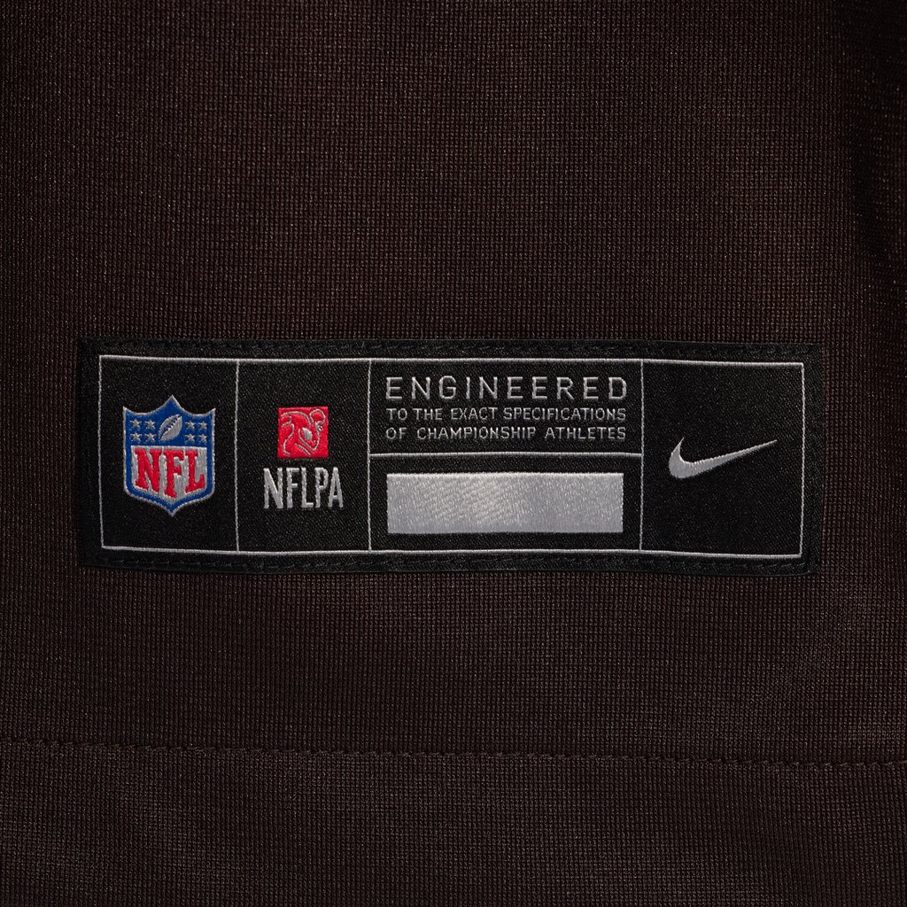 Cleveland Browns Taylen Green Brown Game Jersey product image 8, provided for visual reference and product detail review