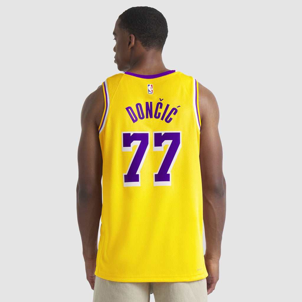 Los Angeles Lakers Icon Swingman Jersey - Luka Doncic - Unisex product image 5, provided for visual reference and product