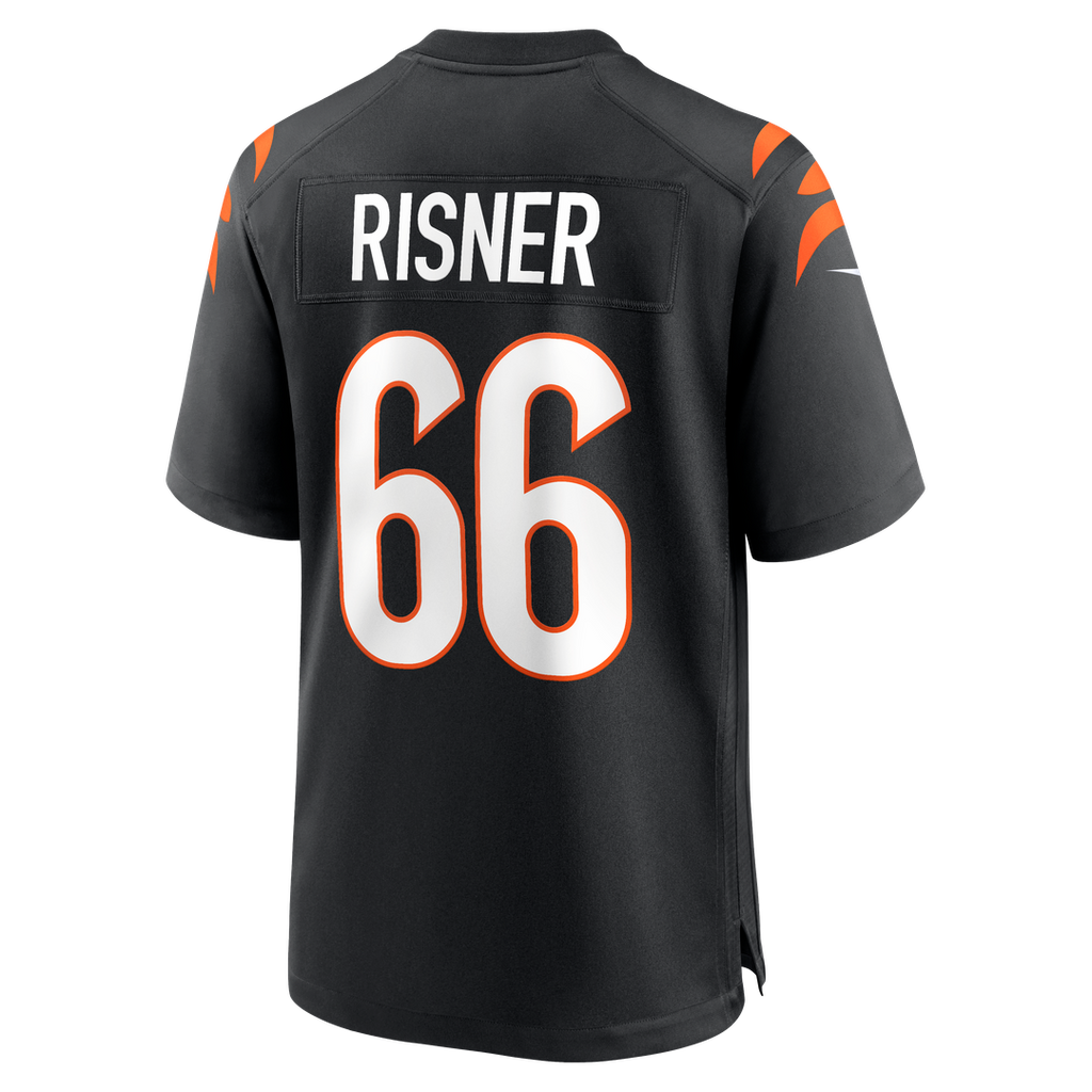 Cincinnati Bengals Dalton Risner Black Team Game Jersey product image 3, provided for visual reference and product detail