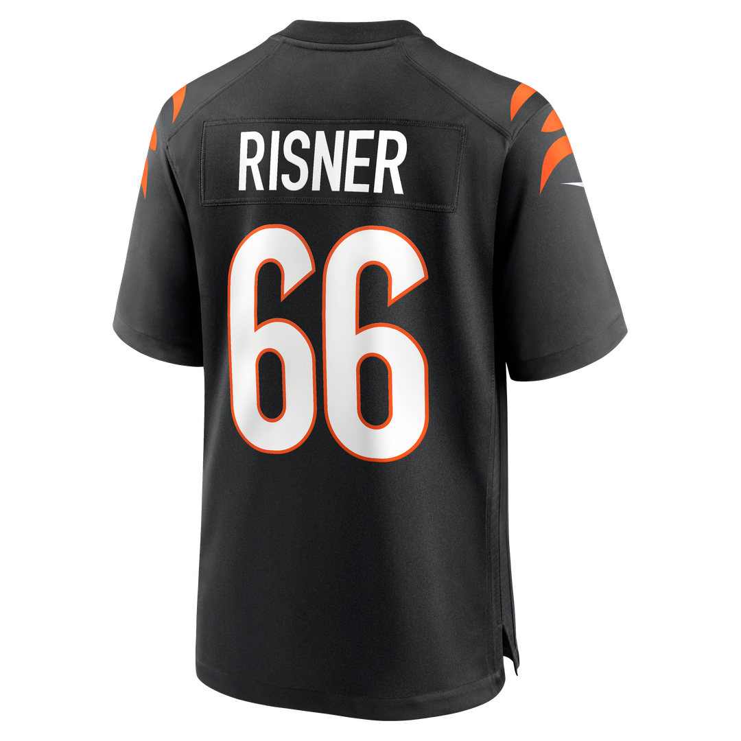Cincinnati Bengals Dalton Risner Black Team Game Jersey product image 3, provided for visual reference and product detail