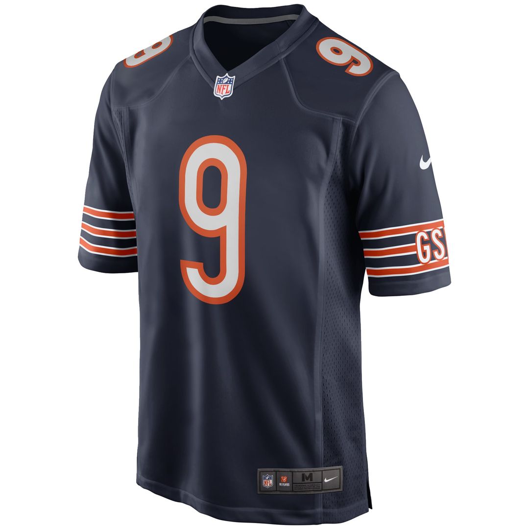 Chicago Bears Jim McMahon Navy Game Retired Player Jersey product image 2, provided for visual reference and product detail