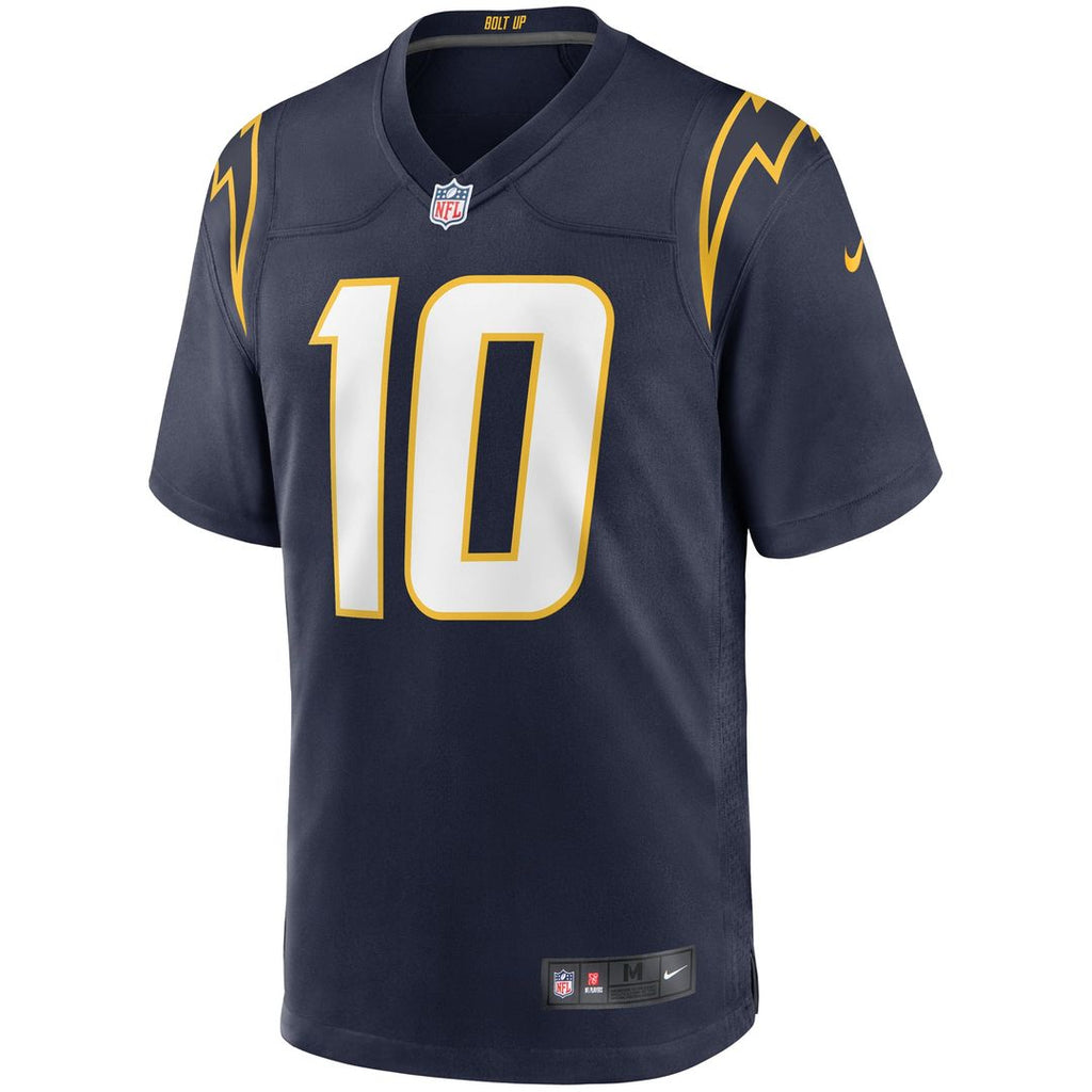 Los Angeles Chargers Justin Herbert Navy Alternate Game Jersey product image 8, provided for visual reference and product