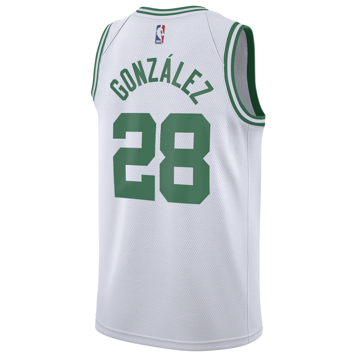 Hugo González Boston Celtics Association Edition Swingman Jersey - White - Youth product image 4, provided for visual