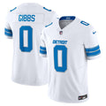 Detroit Lions Jahmyr Gibbs White Vapor F.U.S.E. Limited Jersey product image 1, provided for visual reference and product
