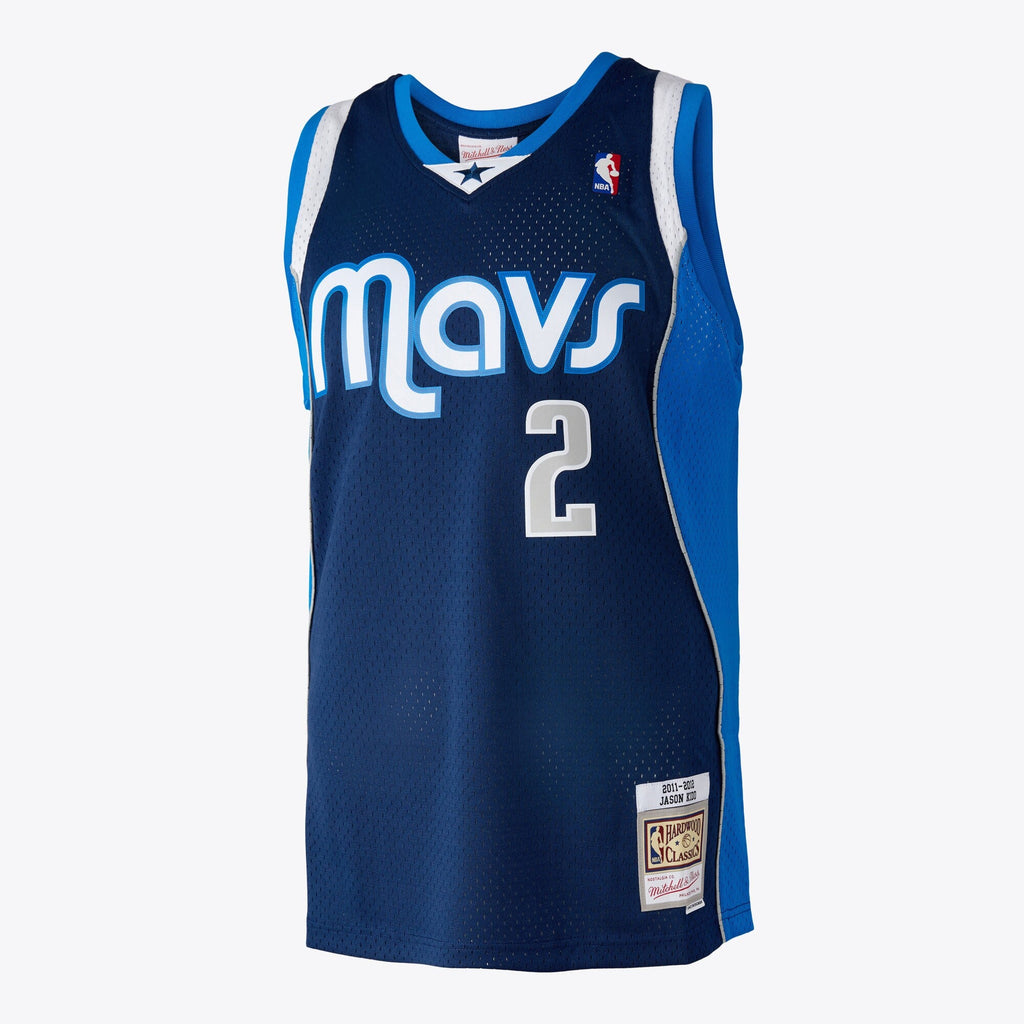 Jason Kidd Dallas Mavericks 2011 Authentic Swingman Jersey - Ash Blue product image 3, provided for visual reference and