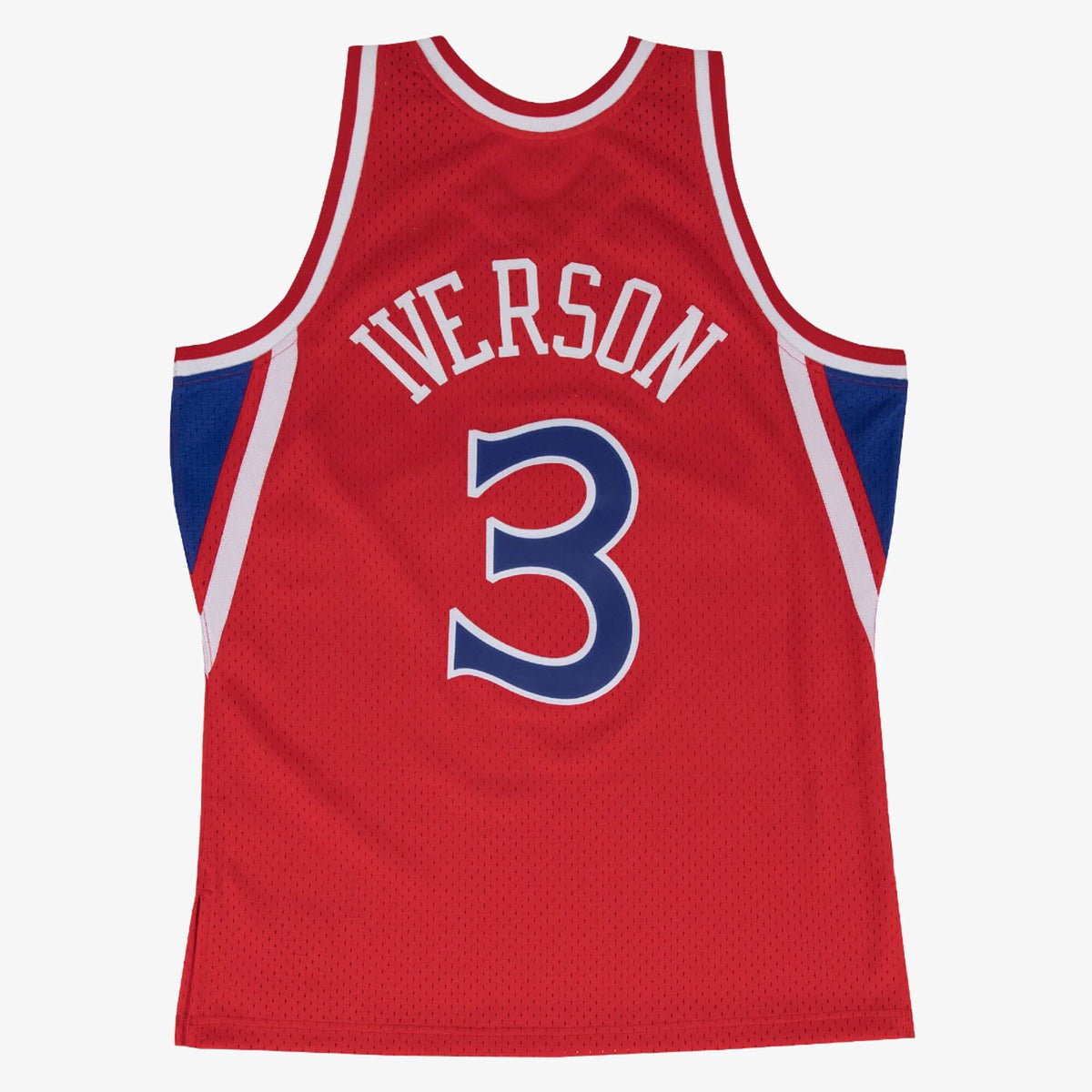 Allen Iverson Philadelphia 76ers 1996-97 Swingman Road Jersey product image 3, provided for visual reference and product