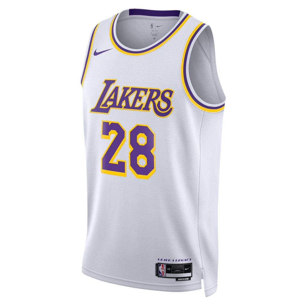 Rui Hachimura Los Angeles Lakers Association Edition Swingman Jersey - White - Unisex product image 2, provided for visual