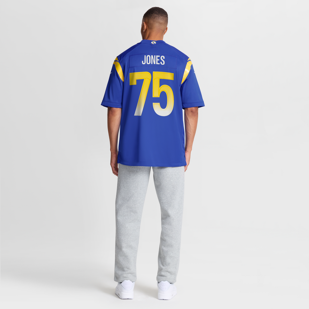 Los Angeles Rams Deacon Jones Royal Game Retired Player Jersey product image 8, provided for visual reference and product
