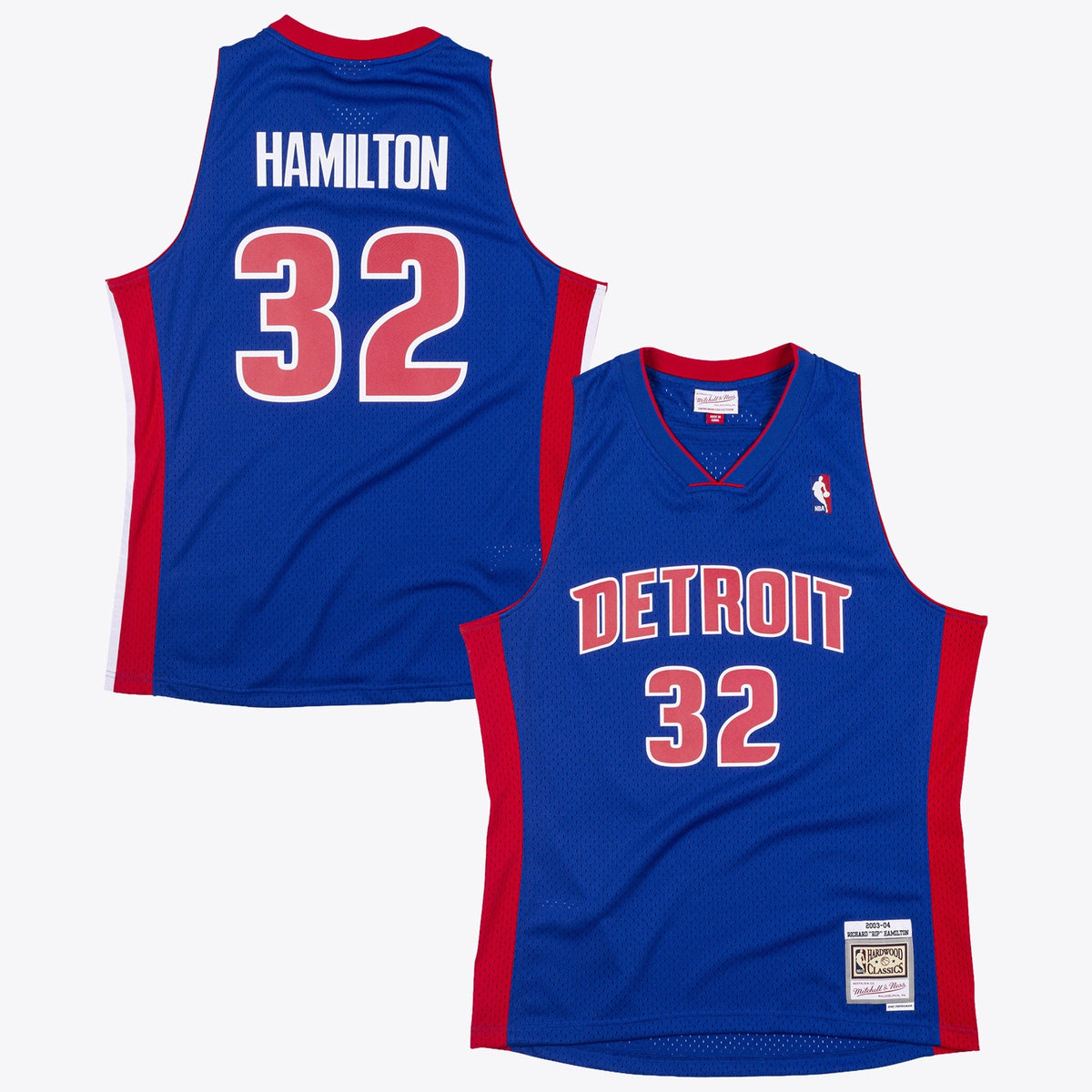 Richard Hamilton Detroit Pistons 2003 Authentic Swingman Jersey - Royal Blue product image 1, provided for visual reference