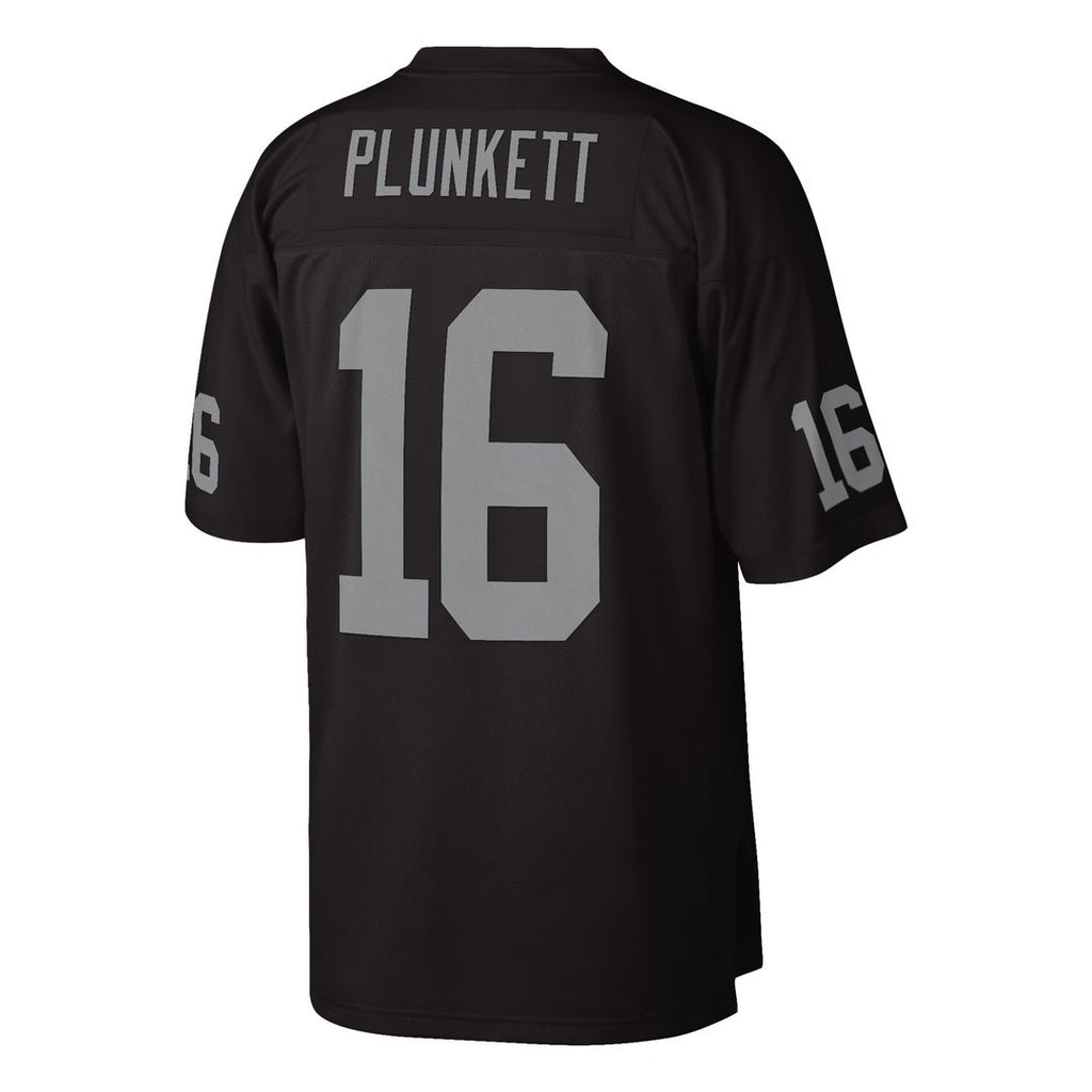 Oakland Raiders Jim Plunkett Black 1980 Legacy Replica Jersey product image 3, provided for visual reference and product