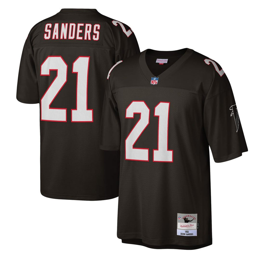 Atlanta Falcons Deion Sanders Red Legacy Replica Jersey product image 10, provided for visual reference and product detail