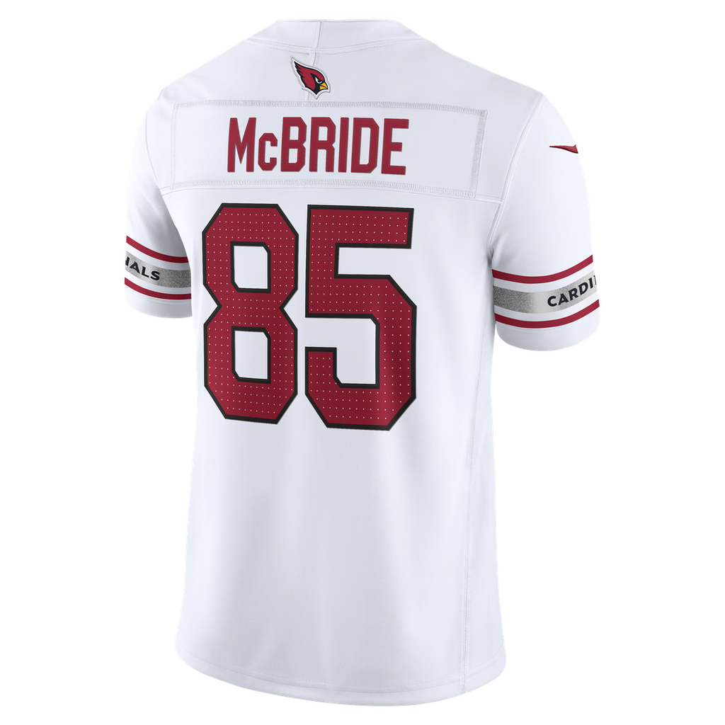 Arizona Cardinals Trey McBride White Vapor F.U.S.E. Stitched Limited Jersey product image 3, provided for visual reference
