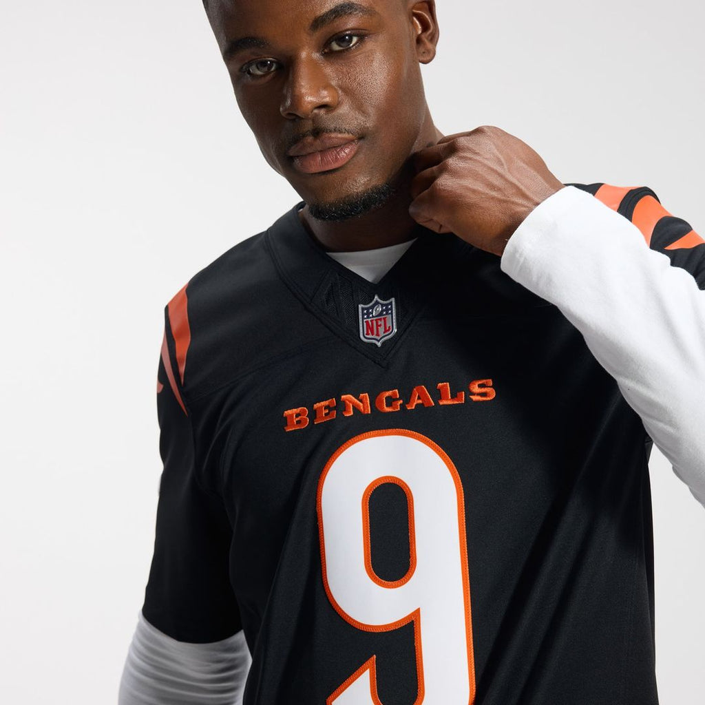 Cincinnati Bengals Joe Burrow White Vapor F.U.S.E. Stitched Limited Jersey product image 14, provided for visual reference