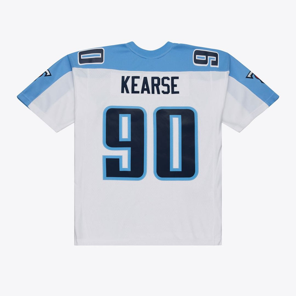 Tennessee Titans Jevon Kearse White Retired Legacy Replica Player Jersey product image 2, provided for visual reference and