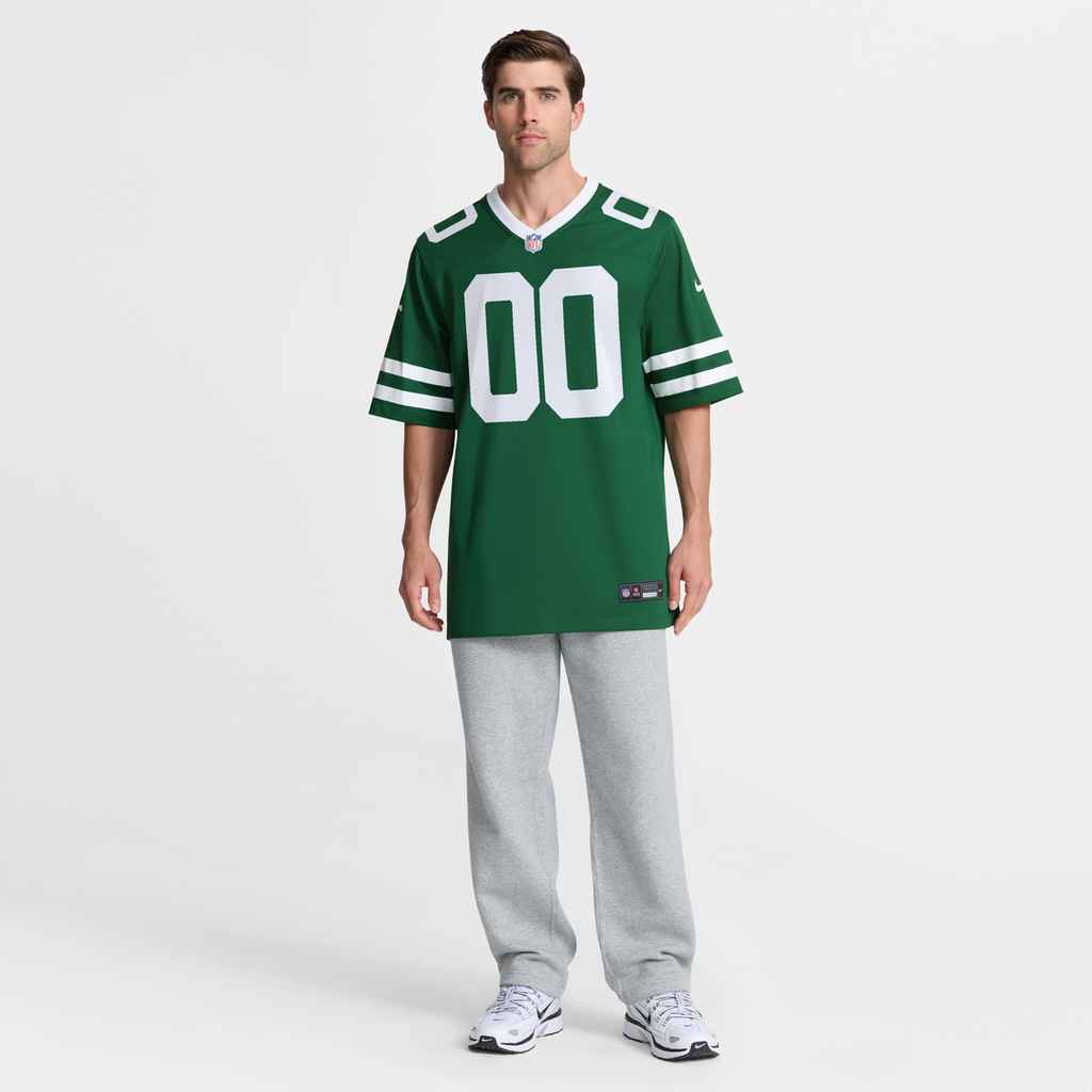 New York Jets D'Angelo Ponds Legacy Green Game Jersey product image 7, provided for visual reference and product detail