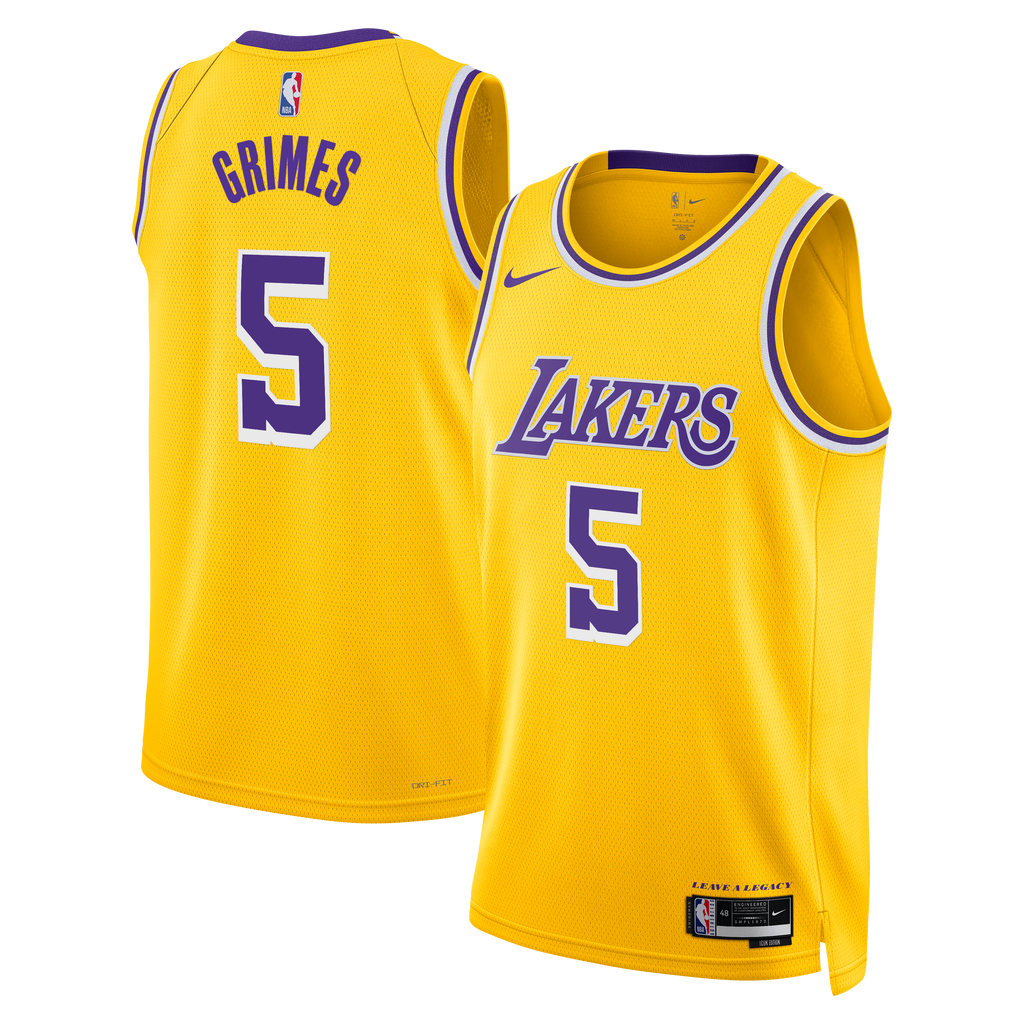 Los Angeles Lakers Nike Icon Edition Swingman Jersey - Gold product image 1