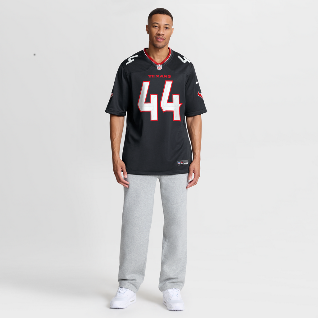 Houston Texans British Brooks Navy Team Game Jersey product image 7, provided for visual reference and product detail review