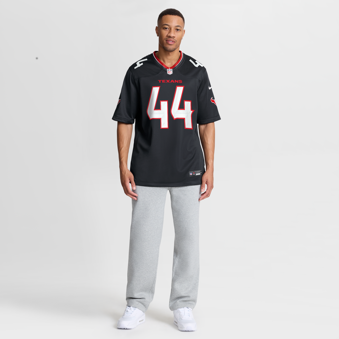 Houston Texans British Brooks Navy Team Game Jersey product image 7, provided for visual reference and product detail review