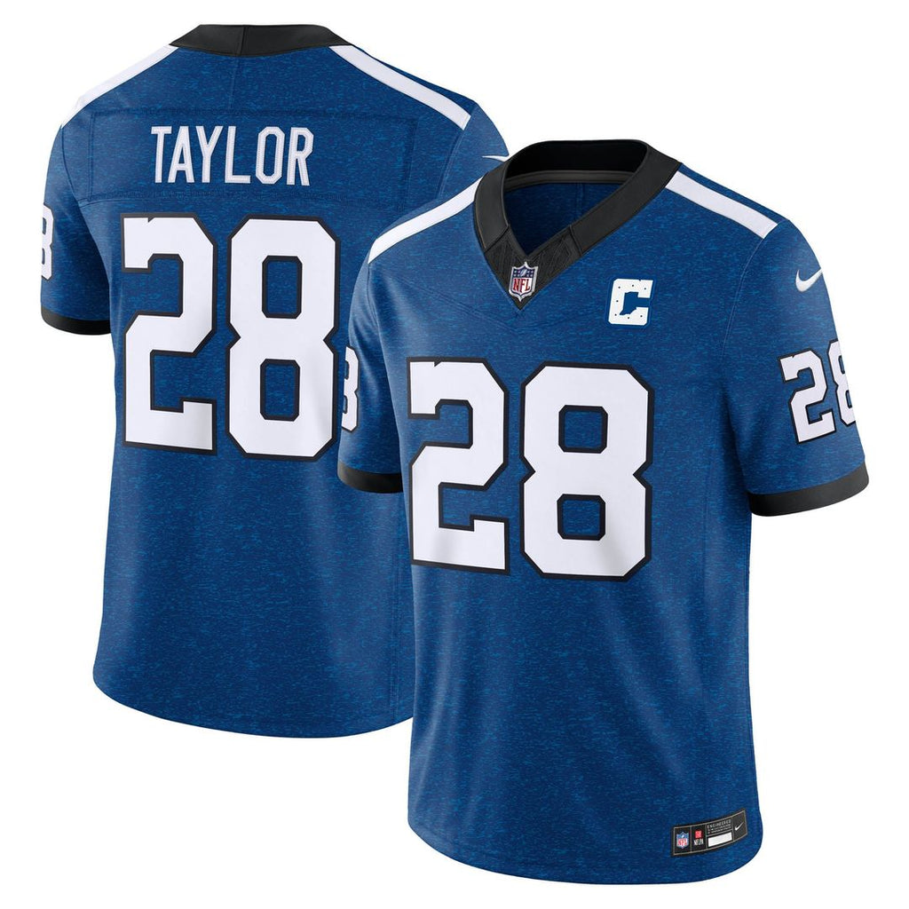 Indianapolis Colts Jonathan Taylor Royal Alternate Indiana Nights Vapor F.U.S.E. Stitched Limited Jersey product image 1,