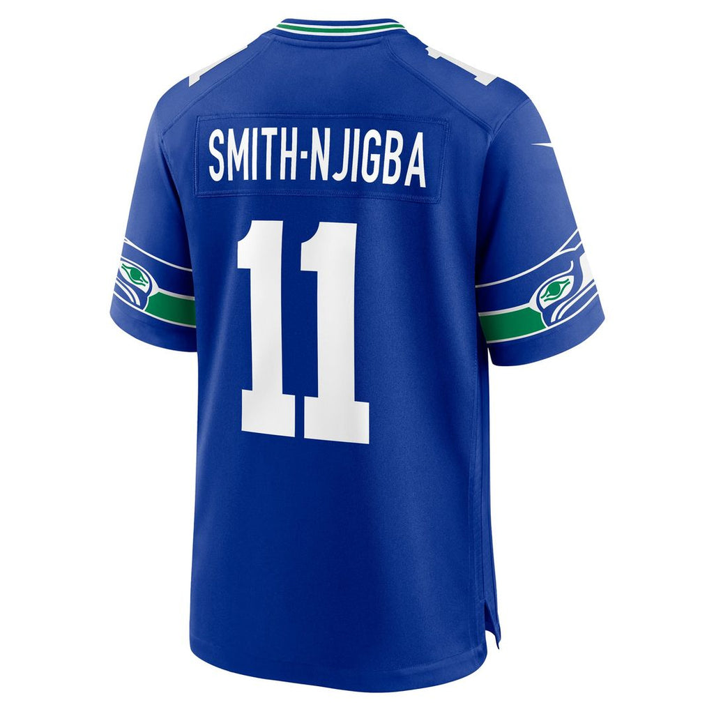 Seattle Seahawks Jaxon Smith-Njigba College Navy Game Jersey product image 15, provided for visual reference and product